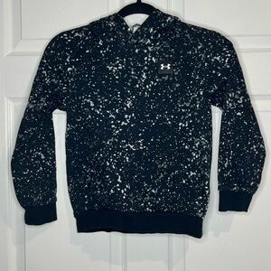 Under Armour Boys hoodie - Black/white and gray specks - Size: Youth S/M